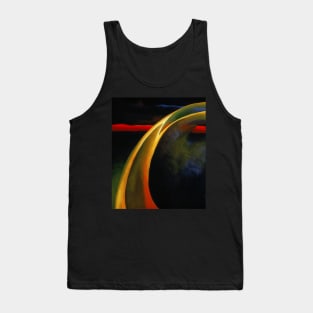 High Resolution Red and Orange Streak by Georgia O'Keeffe Tank Top